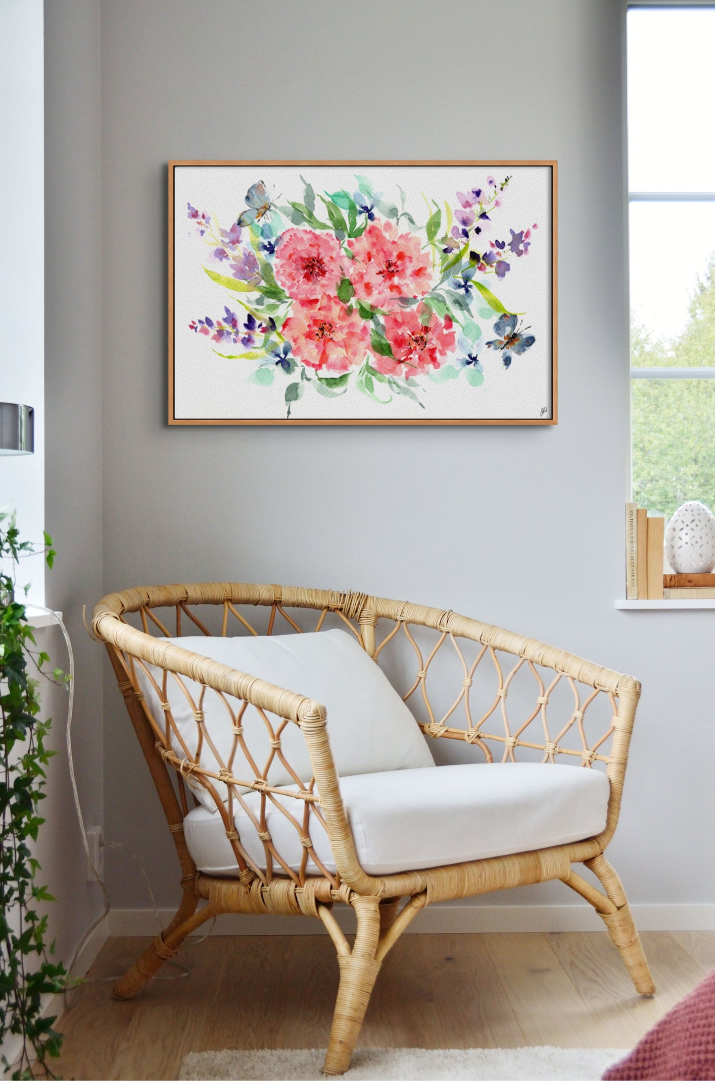 Lush Butterfly Garden